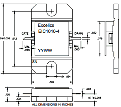 EIC1010-4 Datasheet PDF Excelics Semiconductor, Inc.