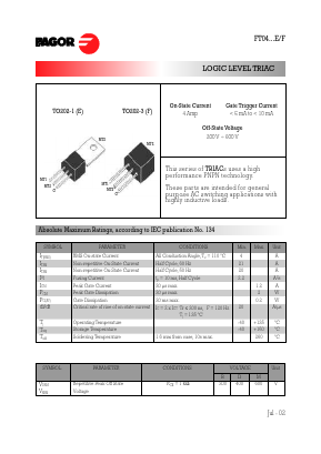 FT0405DF00TU Datasheet PDF Formosa Technology