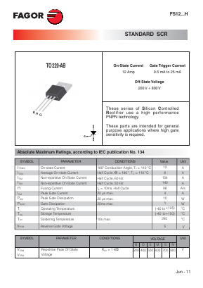 FS1210BH00TU Datasheet PDF Formosa Technology