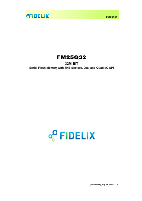 FM25MQ16A-85CA3T Datasheet PDF FIDELIX