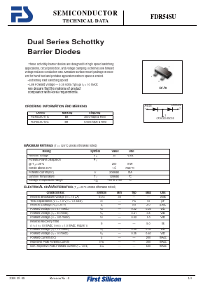 FDR54SUT3G Datasheet PDF First Silicon Co., Ltd