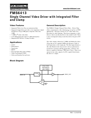 FMS6413CS Datasheet PDF Fairchild Semiconductor