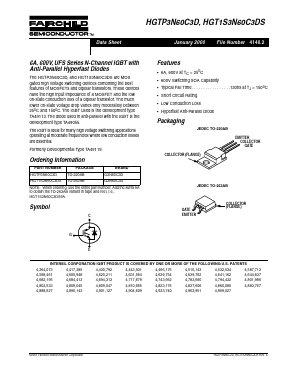 HGT1S3N60C3DS Datasheet PDF Fairchild Semiconductor