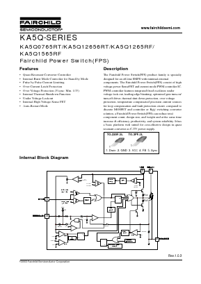 5Q12656RT-TU Datasheet PDF Fairchild Semiconductor