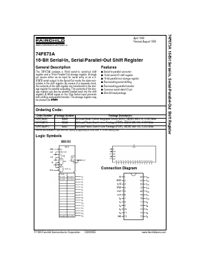 74F673APC Datasheet PDF Fairchild Semiconductor