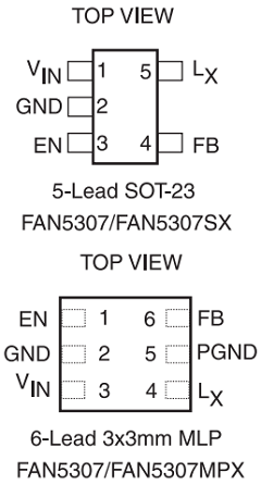 FAN5307 Datasheet PDF Fairchild Semiconductor