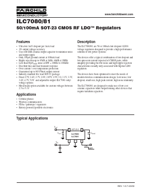 ILC7081AIM530 Datasheet PDF Fairchild Semiconductor