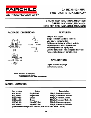 MSD4140C Datasheet PDF Fairchild Semiconductor