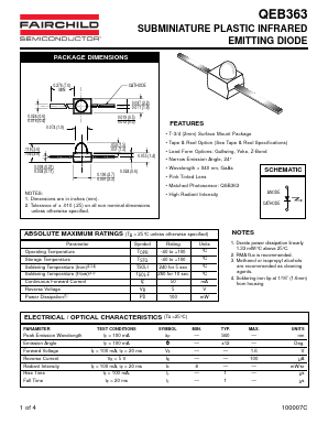 QEB363 Datasheet PDF Fairchild Semiconductor