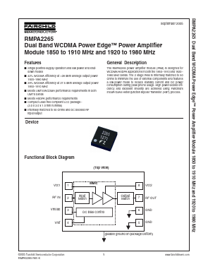 RMPA2265 Datasheet PDF Fairchild Semiconductor