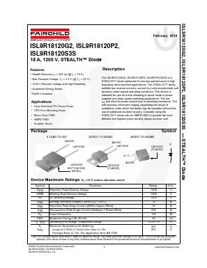 ISL9R18120P2_Q Datasheet PDF Fairchild Semiconductor