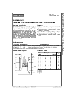 DM74ALS253MX Datasheet PDF Fairchild Semiconductor