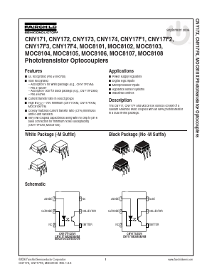 CNY172TM Datasheet PDF Fairchild Semiconductor