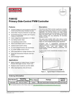 FAN102 Datasheet PDF Fairchild Semiconductor