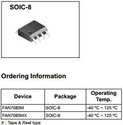 FAN7085_GF085 Datasheet PDF Fairchild Semiconductor