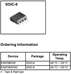 FAN7085 Datasheet PDF Fairchild Semiconductor