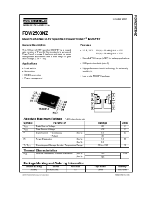2503NZ Datasheet PDF Fairchild Semiconductor