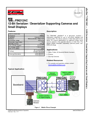 FIN212AC Datasheet PDF Fairchild Semiconductor