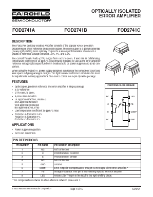 FOD2741B Datasheet PDF Fairchild Semiconductor