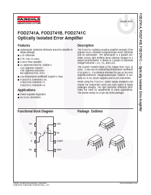FOD2741ASD Datasheet PDF Fairchild Semiconductor