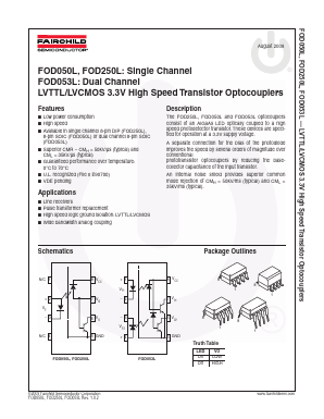 FOD050L Datasheet PDF Fairchild Semiconductor