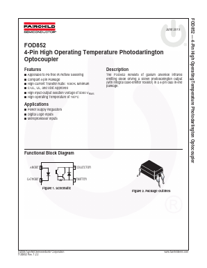 FOD852300 Datasheet PDF Fairchild Semiconductor