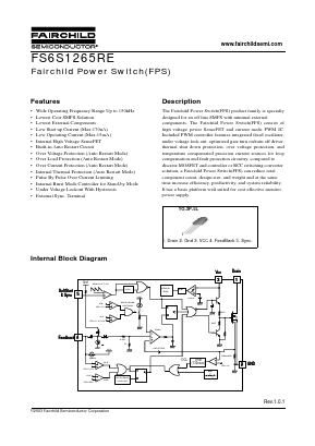 6S1265RE Datasheet PDF Fairchild Semiconductor