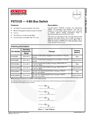 FST3125 Datasheet PDF Fairchild Semiconductor