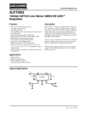 ILC7082ADJ Datasheet PDF Fairchild Semiconductor