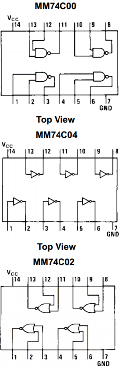 MM74C00 Datasheet PDF Fairchild Semiconductor