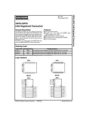 29F52SC Datasheet PDF Fairchild Semiconductor