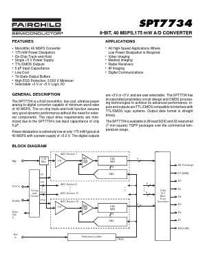 SPT7734 Datasheet PDF Fairchild Semiconductor