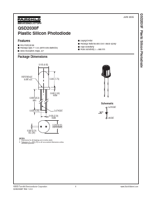 QSD2030F Datasheet PDF Fairchild Semiconductor