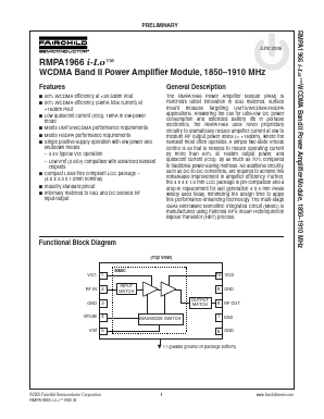 RMPA1966 Datasheet PDF Fairchild Semiconductor