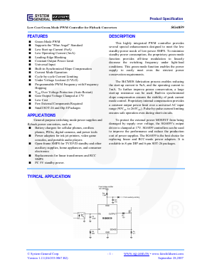 SG6859 Datasheet PDF Fairchild Semiconductor