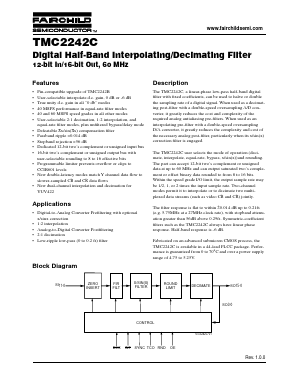 TMC2242CKTC Datasheet PDF Fairchild Semiconductor