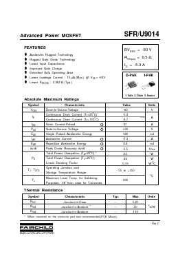 U9014 Datasheet PDF Fairchild Semiconductor