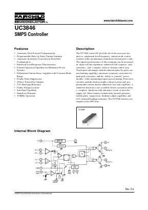 UC3846 Datasheet PDF Fairchild Semiconductor