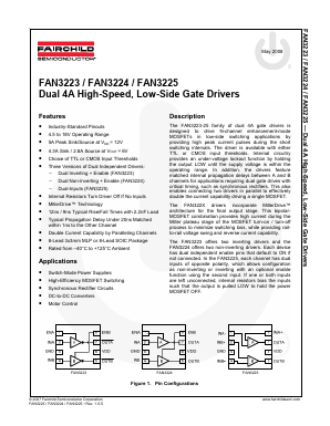 FAN3223TMX Datasheet PDF Fairchild Semiconductor