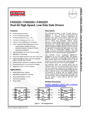 FAN3223CMPX Datasheet PDF Fairchild Semiconductor