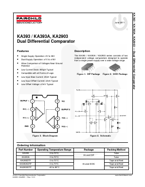 KA2903 Datasheet PDF Fairchild Semiconductor