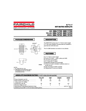GMA7975C Datasheet PDF Fairchild Semiconductor