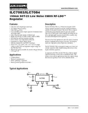 ILC7084AIM5ADJX Datasheet PDF Fairchild Semiconductor