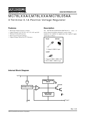 MC78L12ACP Datasheet PDF Fairchild Semiconductor