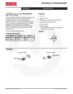 RFD3055LESM9A Datasheet PDF Fairchild Semiconductor