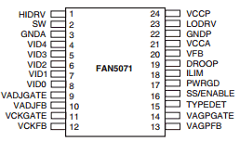 FAN5071 Datasheet PDF Fairchild Semiconductor