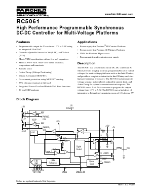 RC5061 Datasheet PDF Fairchild Semiconductor
