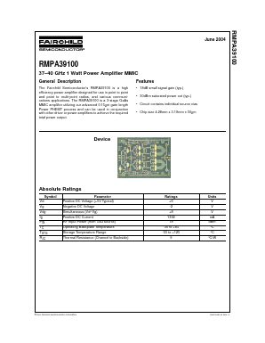 RMPA39100 Datasheet PDF Fairchild Semiconductor
