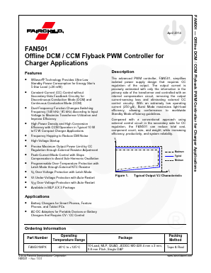 FAN501 Datasheet PDF Fairchild Semiconductor
