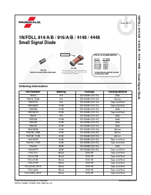 FDLL4148_D87Z Datasheet PDF Fairchild Semiconductor